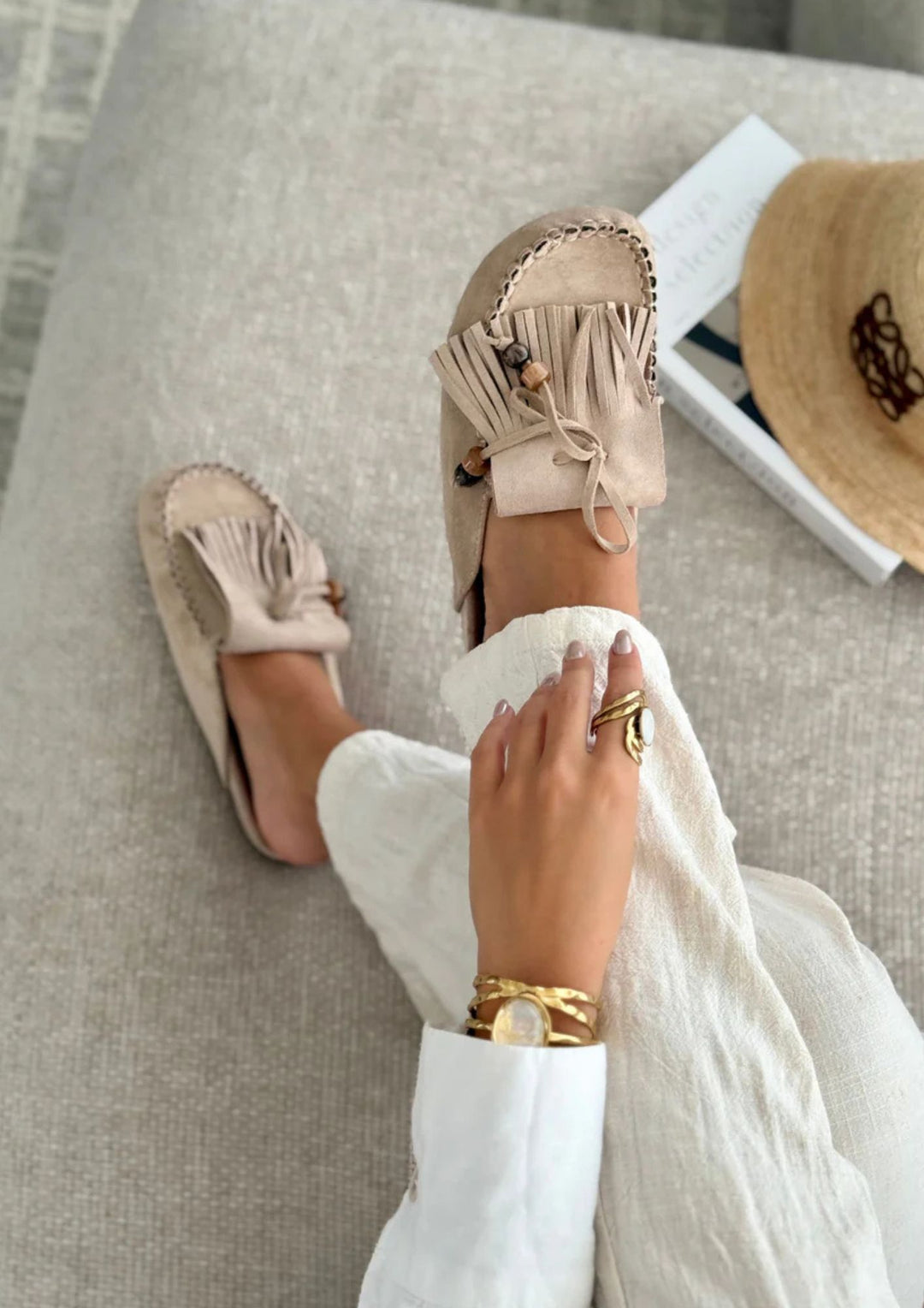 Sabrina | Loafers Beige
