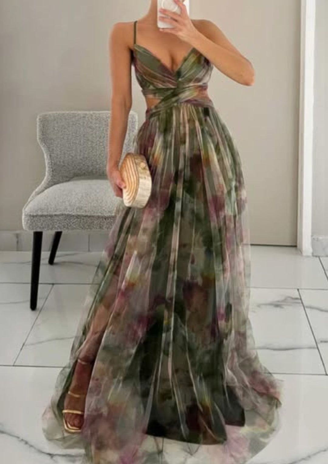 Stephanie | maxi dress with a floral pattern