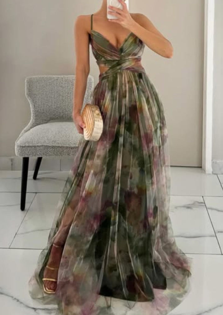 Stephanie | maxi dress with a floral pattern