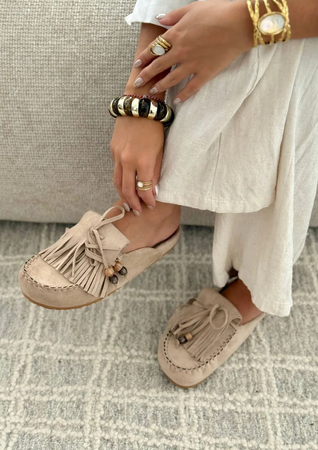 Sabrina | Loafers Beige