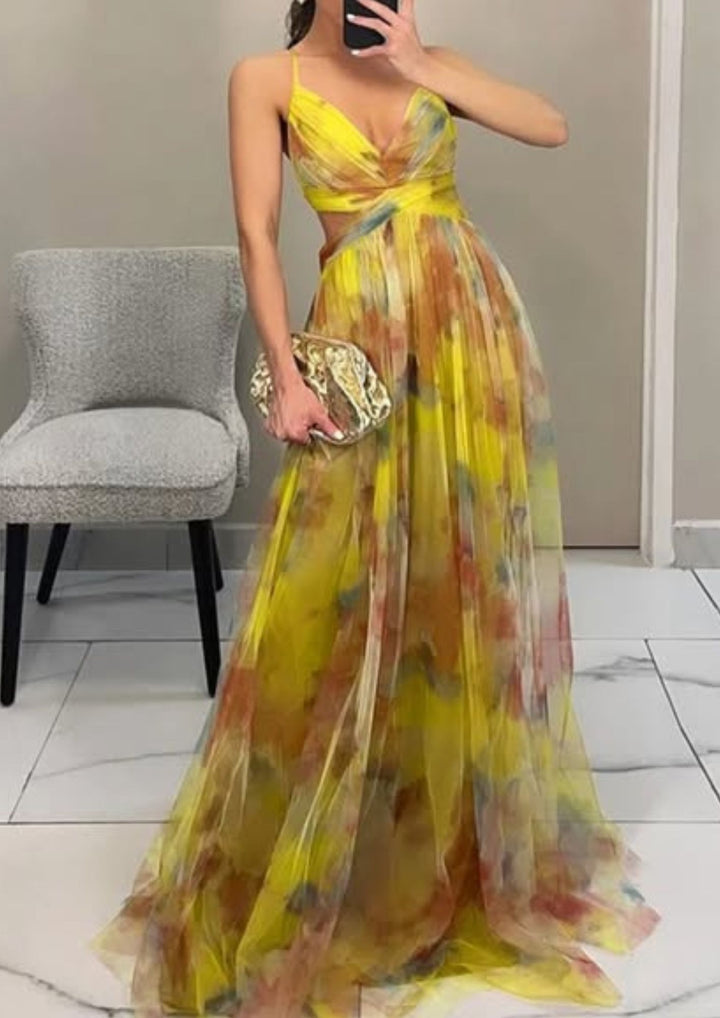 Stephanie | maxi dress with a floral pattern