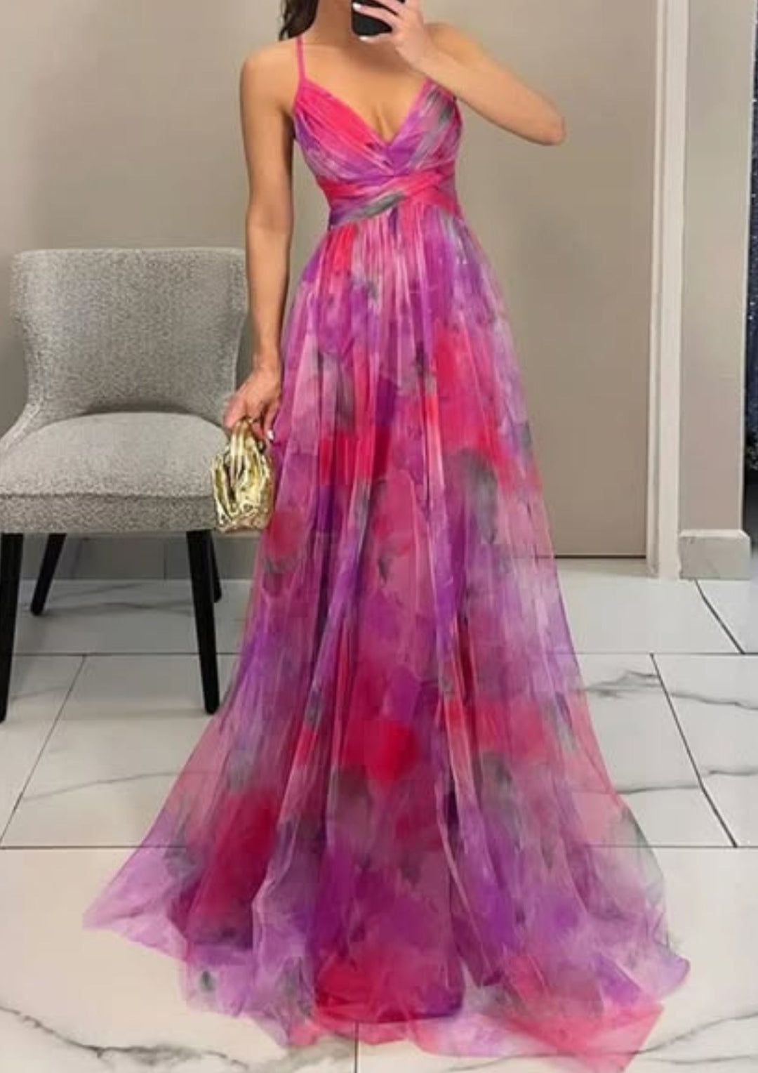 Stephanie | maxi dress with a floral pattern