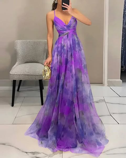 Giselle | maxi dress with a floral pattern