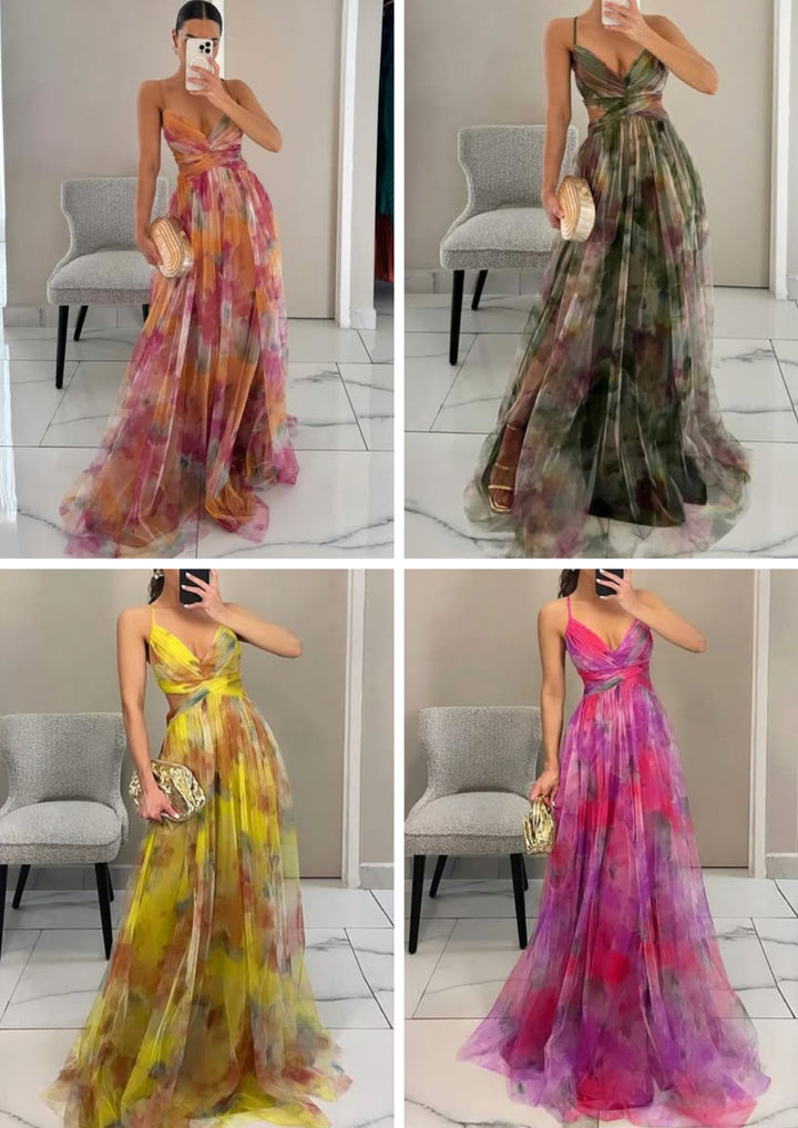 Stephanie | maxi dress with a floral pattern