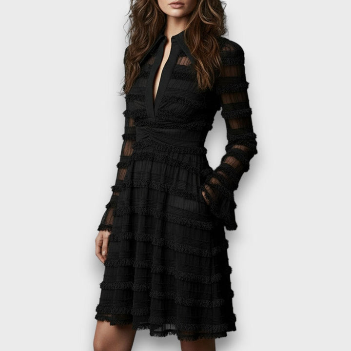 Elodie - Elegant Midi Dress